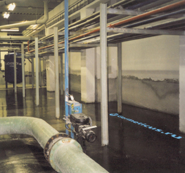 Ремонт пола в помещении для очистки сточных вод на АЭС с помощью состава Chemi-Tech UC